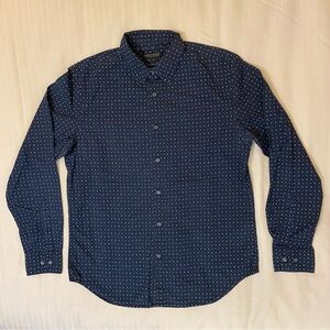 Banana Republic Camden Fit blue long sleeve collared button up sz M